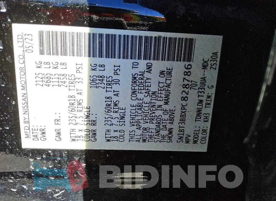 5N1BT3BBXPC828786 Photo# 13