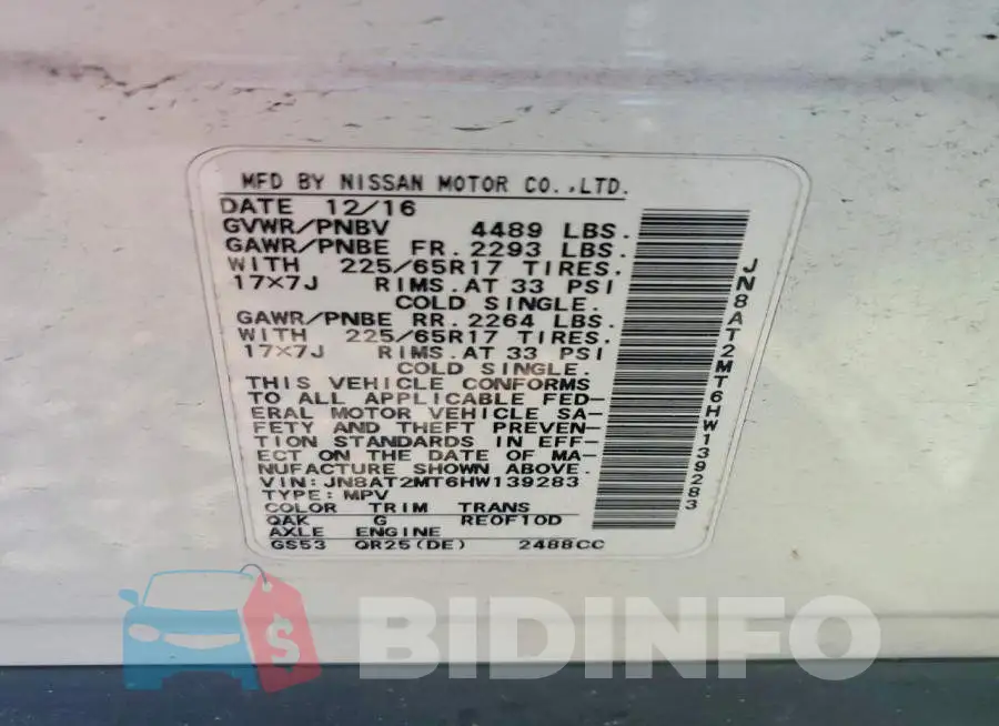 JN8AT2MT6HW139283 Photo# 12