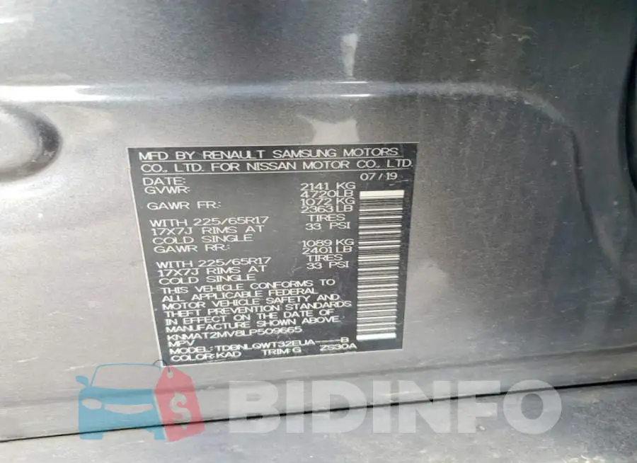 KNMAT2MV8LP509665 Photo# 12