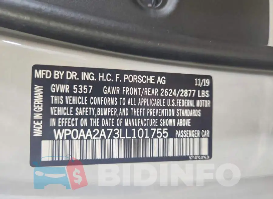 WP0AA2A73LL101755 Photo# 12