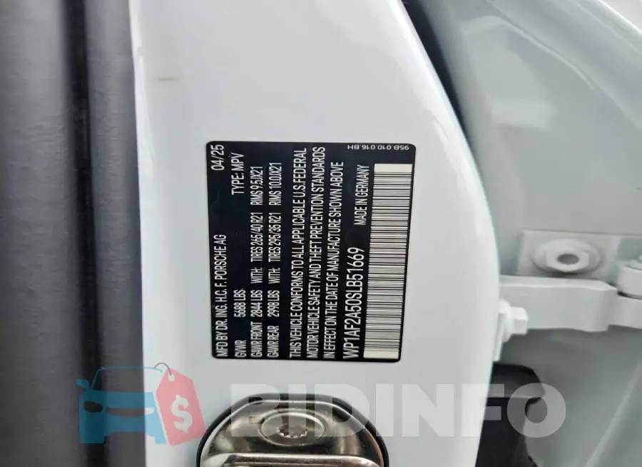 WP1AF2A50SLB51669 Photo# 12