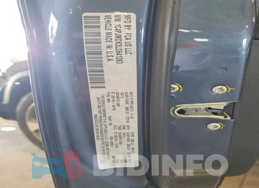 1C4PJMDX3LD641263 Photo# 13