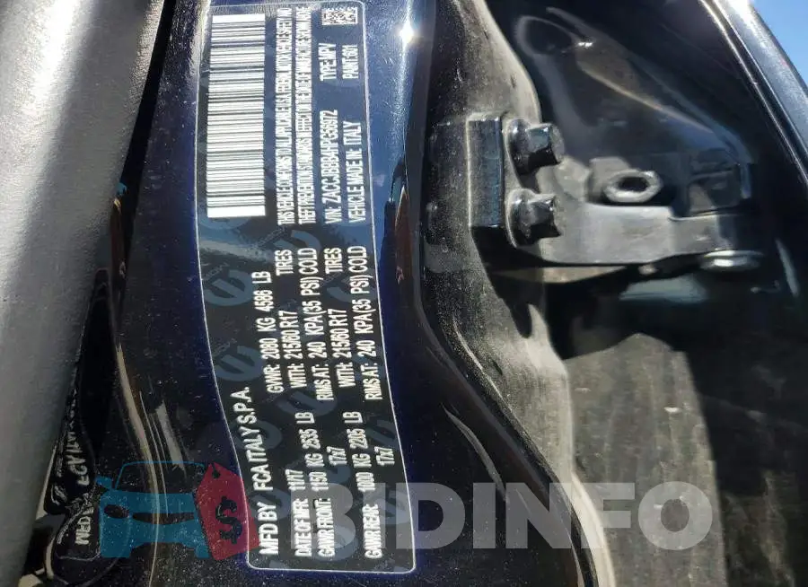 ZACCJBBB4HPG56972 Photo# 14