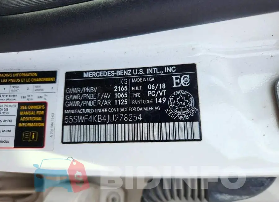 55SWF4KB4JU278254 Photo# 12