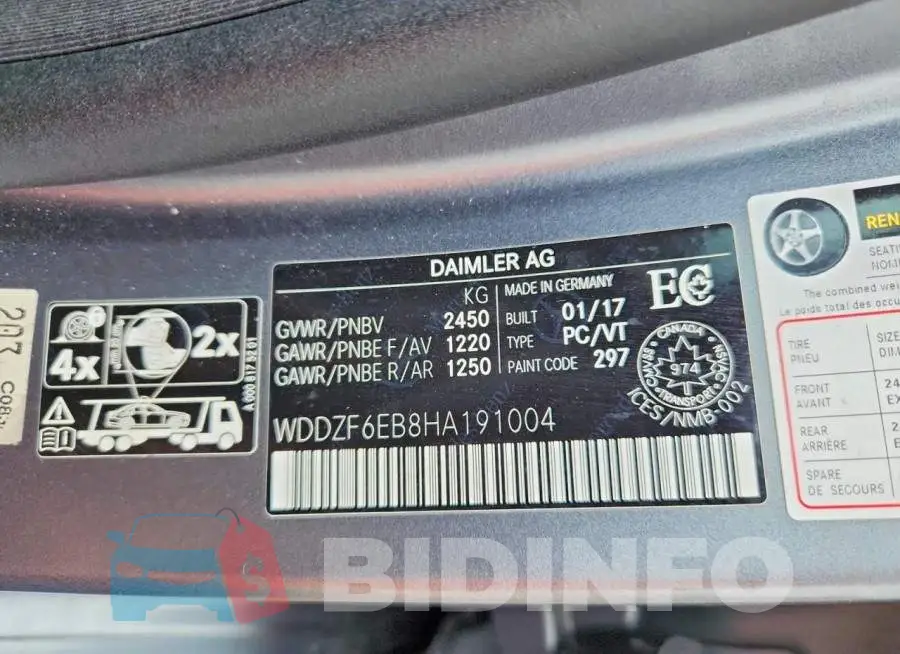 WDDZF6EB8HA191004 Photo# 12