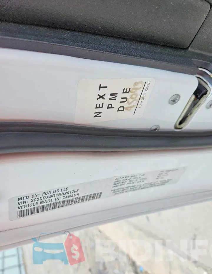 2C3CDXBG1NH201708 Photo# 12