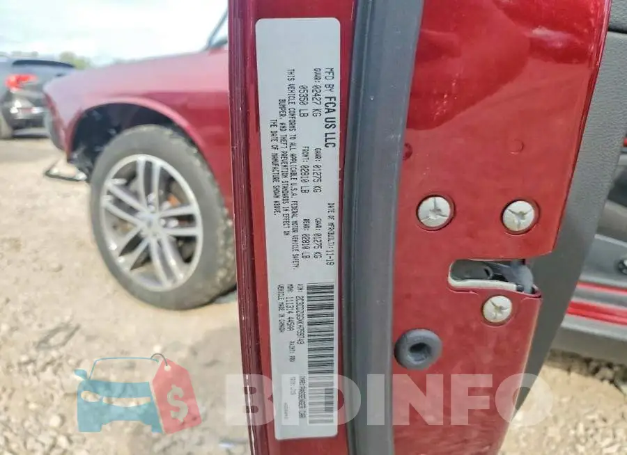 2C3CDZGGXKH759749 Photo# 13
