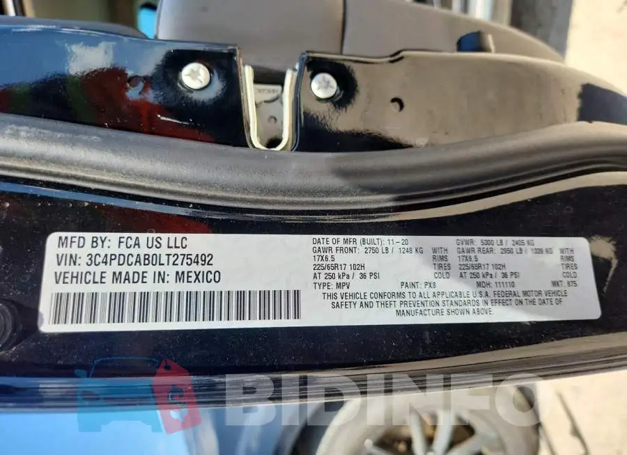 3C4PDCAB0LT275492 Photo# 13