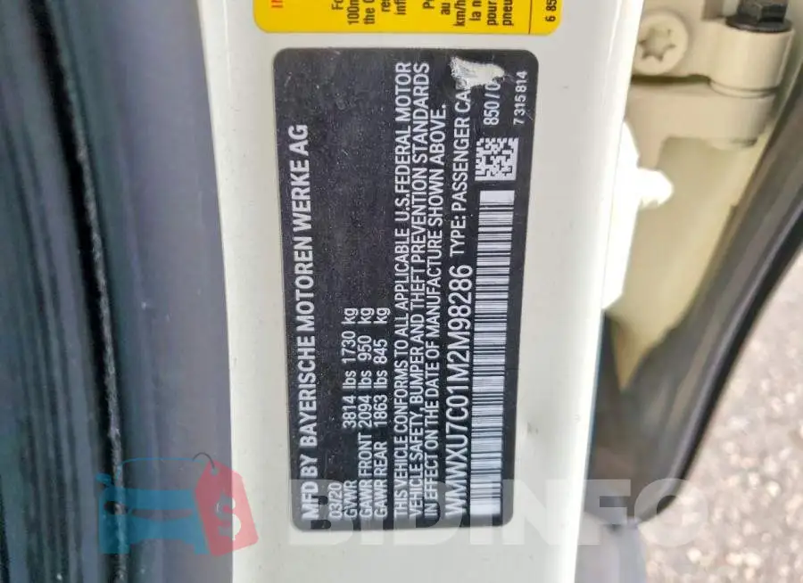 WMWXU7C01M2M98286 Photo# 13