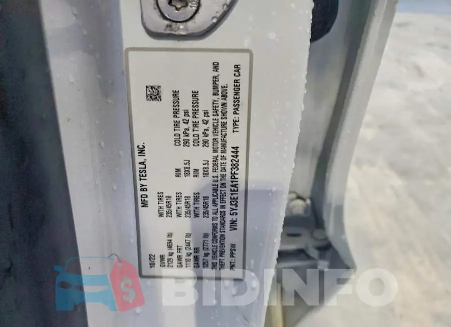 5YJ3E1EA1PF382444 Photo# 12