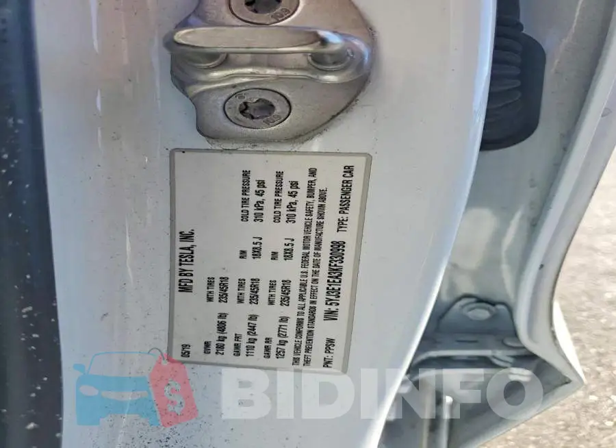 5YJ3E1EA3KF330998 Photo# 12