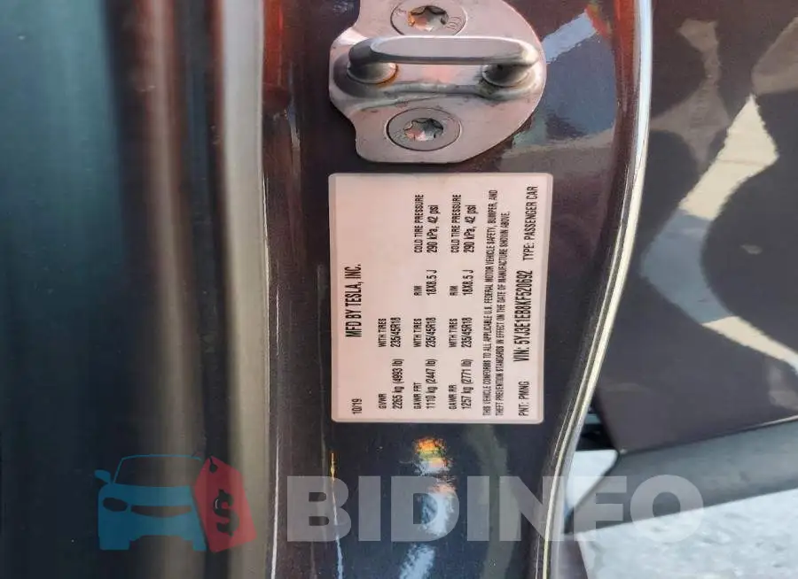 5YJ3E1EB8KF520692 Photo# 12