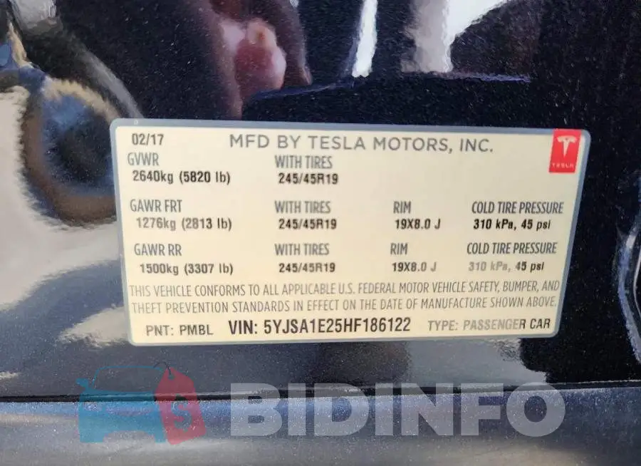 5YJSA1E25HF186122 Photo# 12