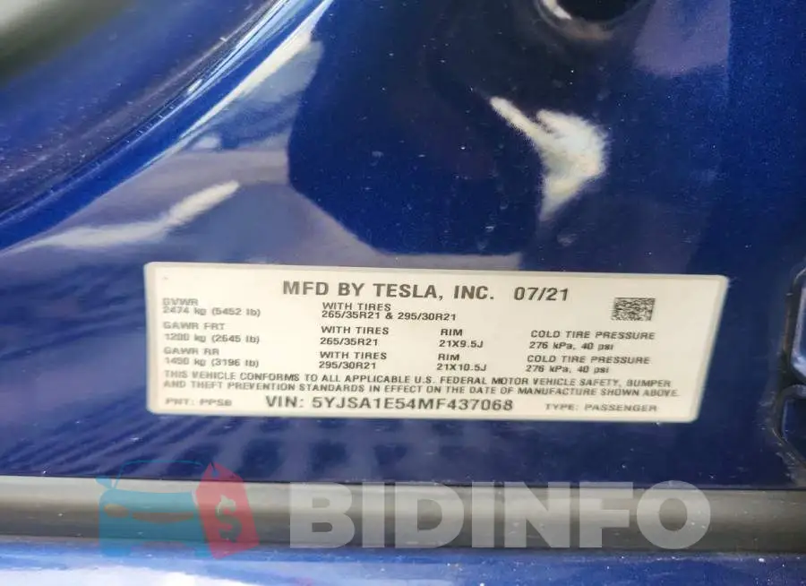 5YJSA1E54MF437068 Photo# 12