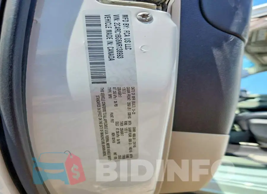 2C4RC1BG6NR138993 Photo# 13
