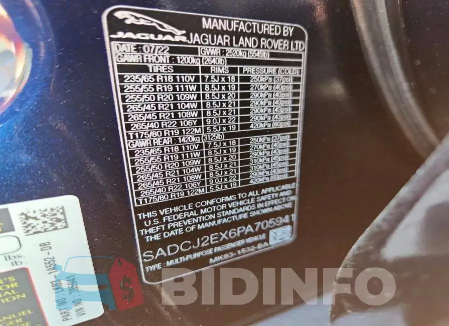 SADCJ2EX6PA705941 Photo# 13