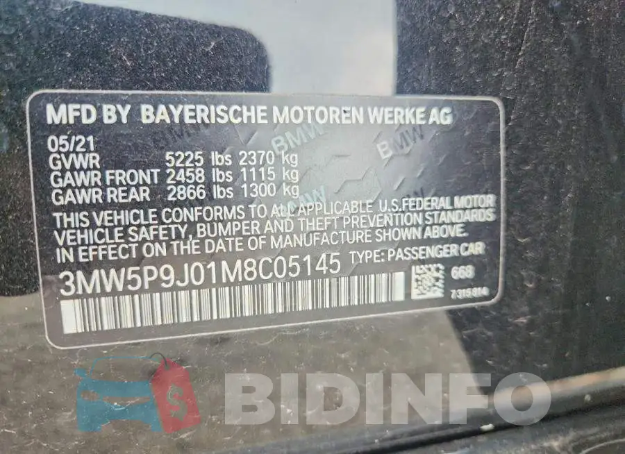 3MW5P9J01M8C05145 Photo# 13