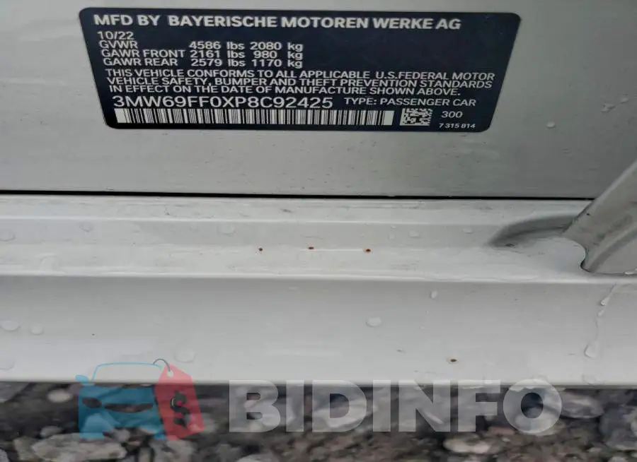 3MW69FF0XP8C92425 Photo# 12