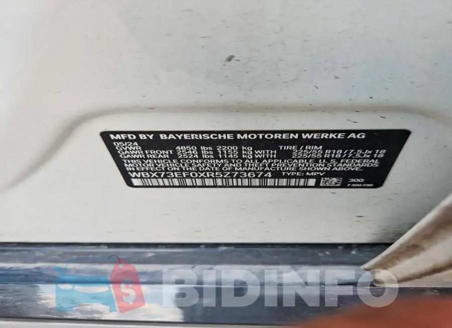 WBX73EF0XR5Z73674 Photo# 14