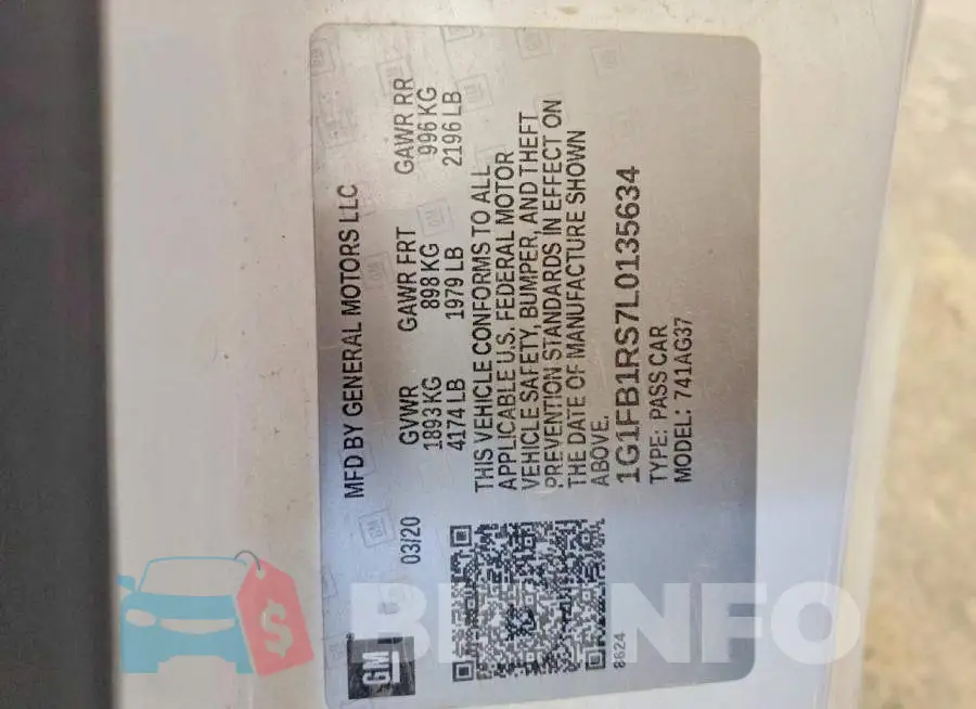 1G1FB1RS7L0135634 Photo# 13
