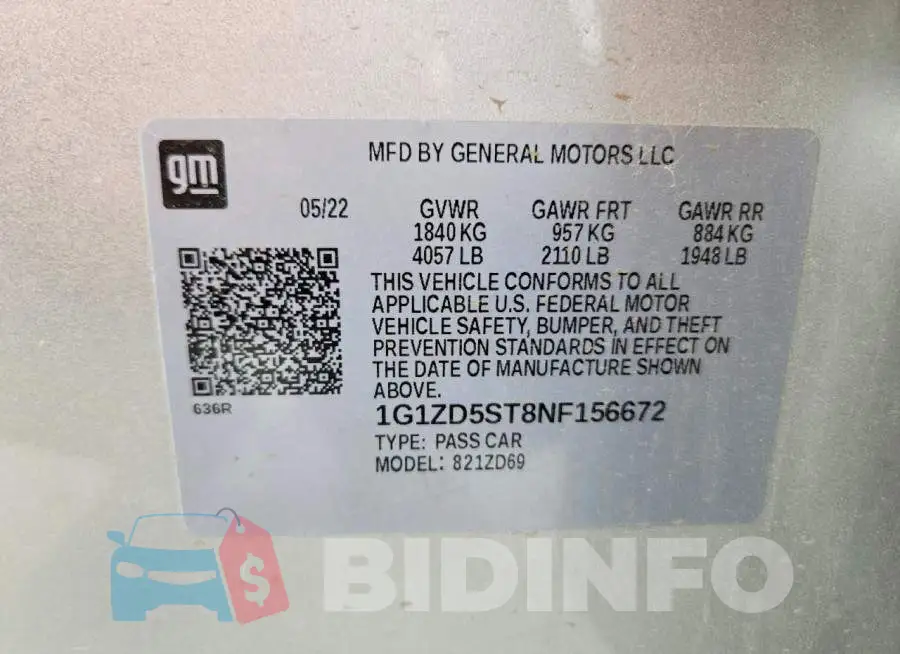 1G1ZD5ST8NF156672 Photo# 13