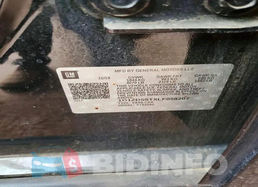 1G1ZD5STXLF058207 Photo# 12