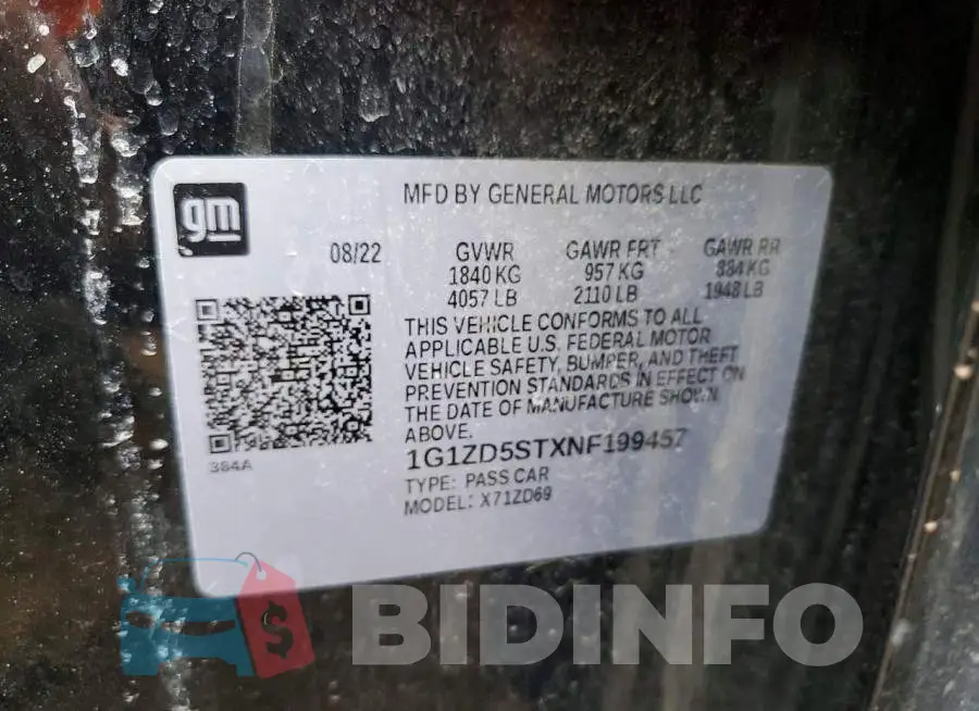 1G1ZD5STXNF199457 Photo# 12