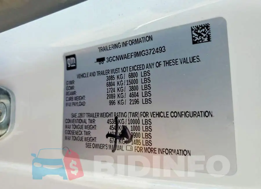 3GCNWAEF9MG372493 Photo# 12