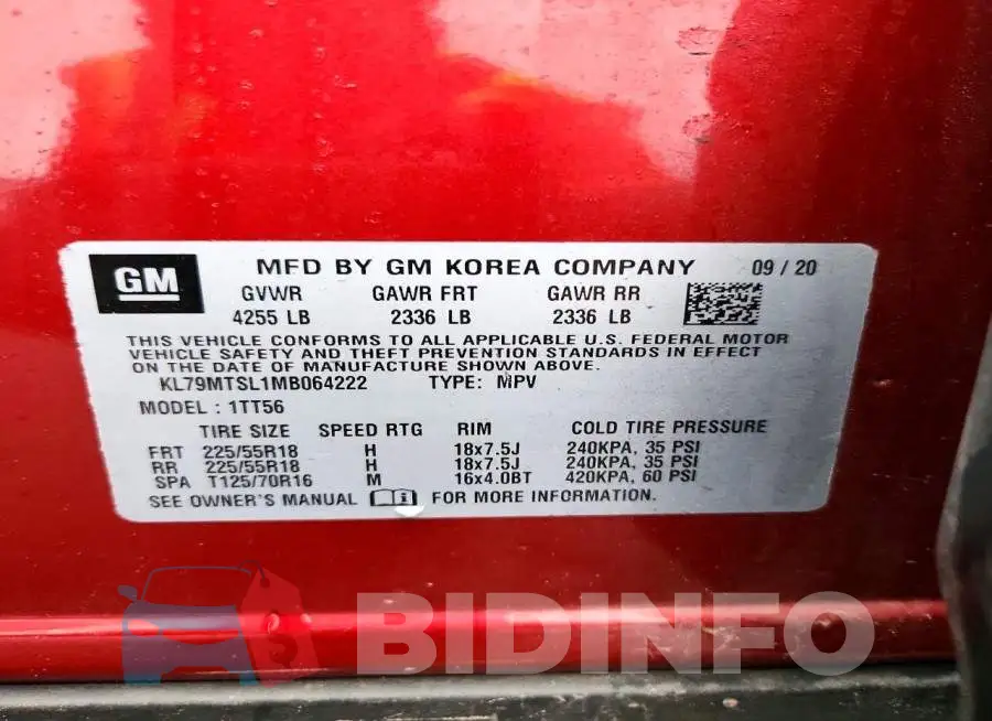 KL79MTSL1MB064222 Photo# 13