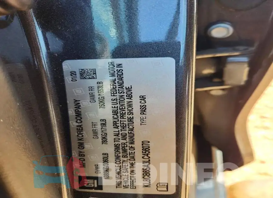 KL8CB6SA3LC456070 Photo# 13