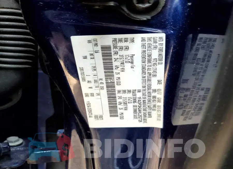 1FADP3H24HL252726 Photo# 12