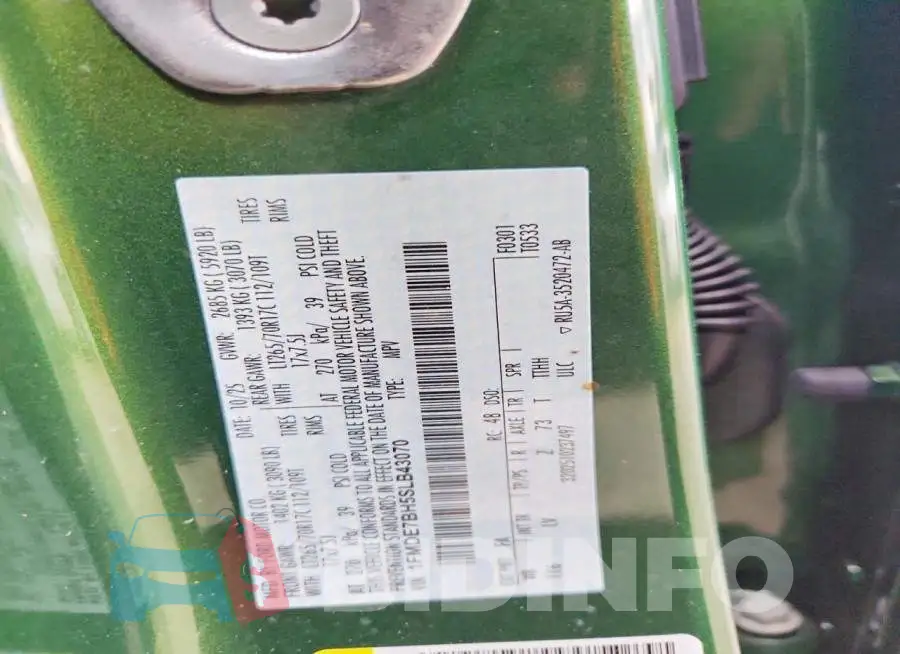 1FMDE7BH5SLB43070 Photo# 13