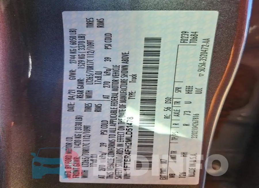 1FTER4FH2MLD51478 Photo# 12