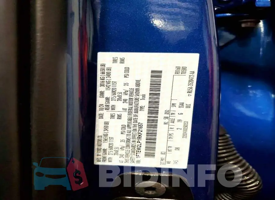 1FTEW2LP1RKF21657 Photo# 12