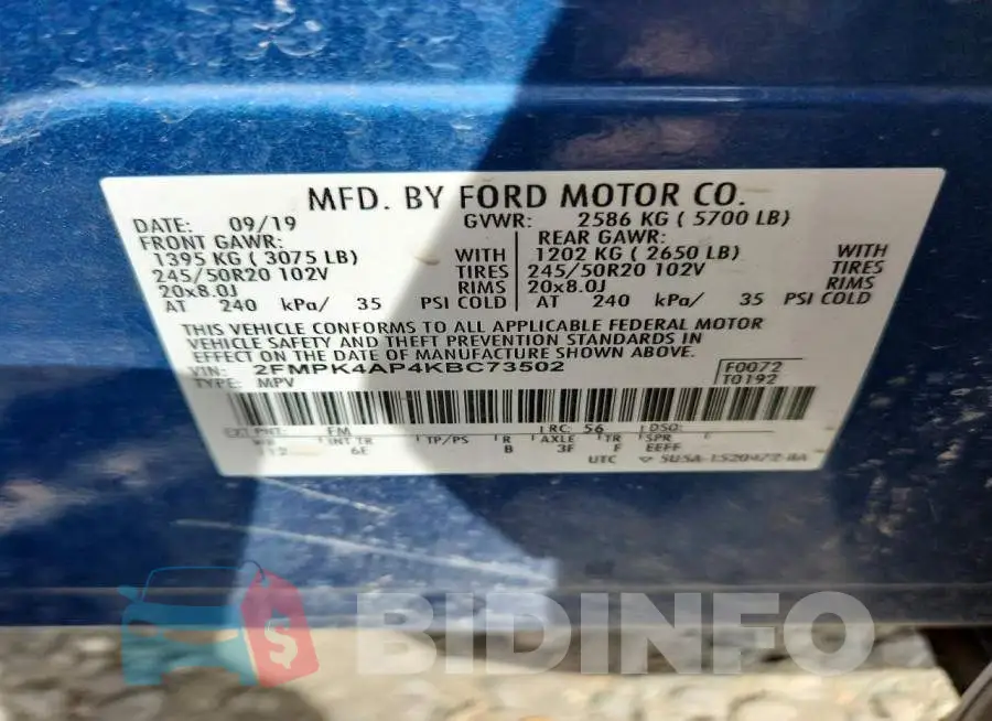 2FMPK4AP4KBC73502 Photo# 14