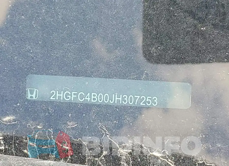 2HGFC4B00JH307253 Photo# 12