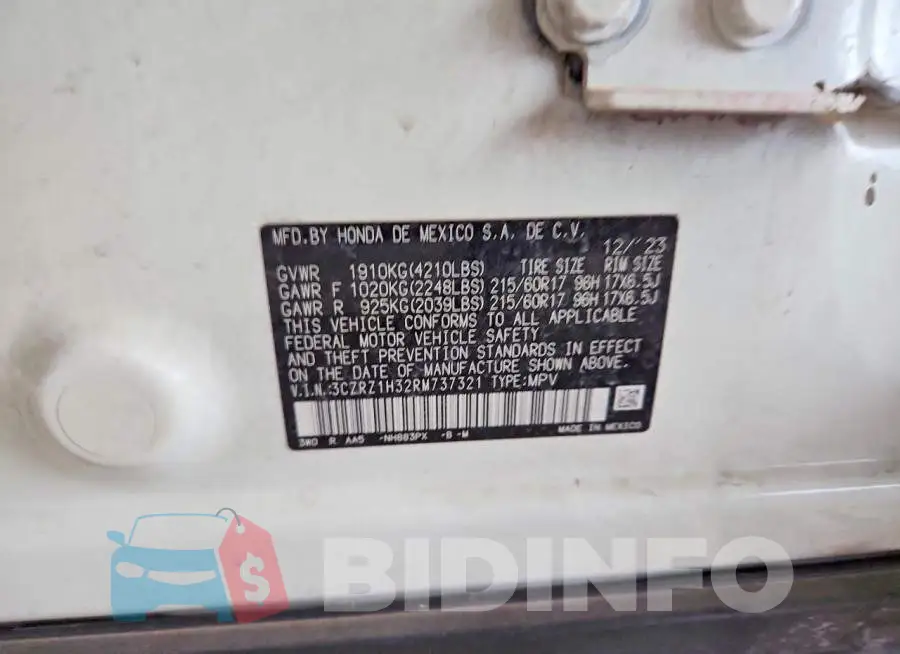 3CZRZ1H32RM737321 Photo# 14