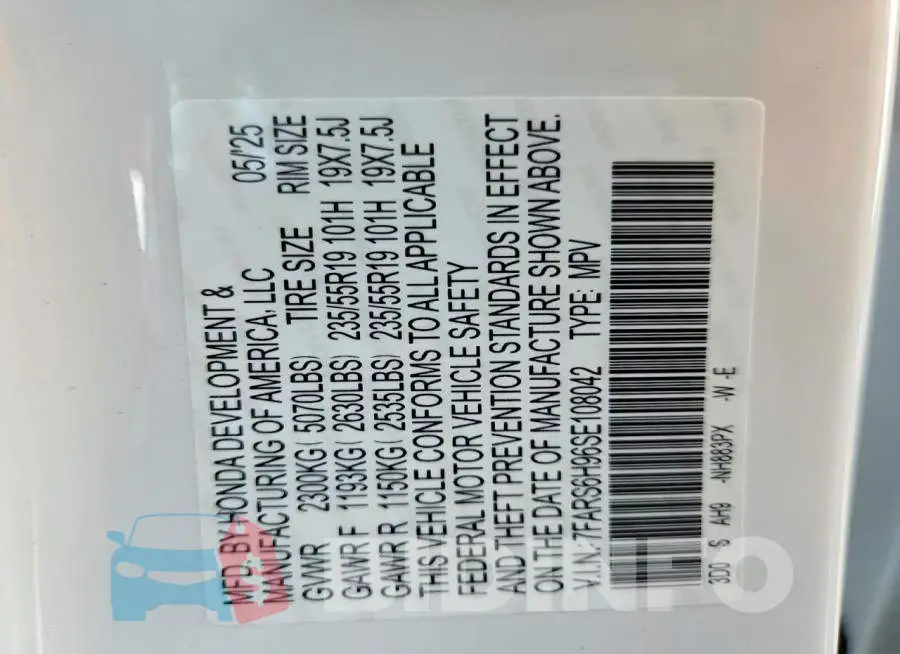 7FARS6H96SE108042 Photo# 13