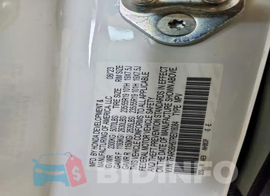 7FARS6H97RE018084 Photo# 14