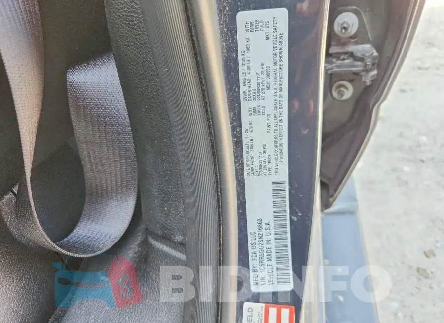 1C6RREGG2SN216863 Photo# 12