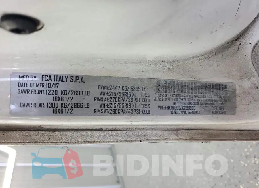 ZFBERFBB8J6H98880 Photo# 13