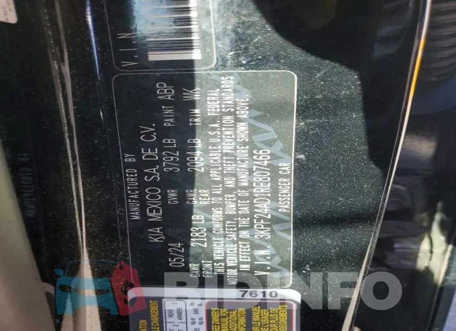 3KPF24AD1RE807466 Photo# 12