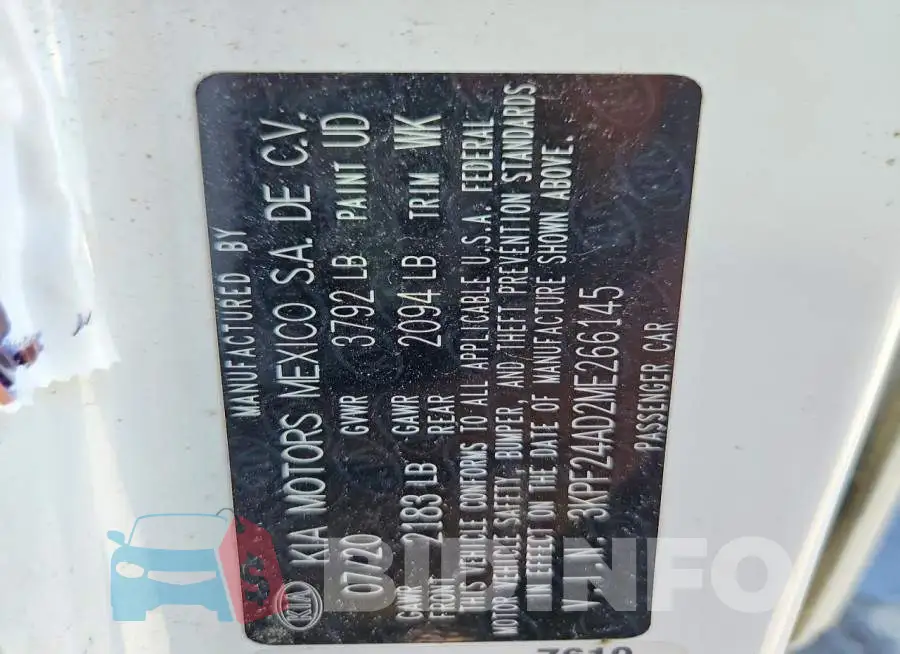 3KPF24AD2ME266145 Photo# 12