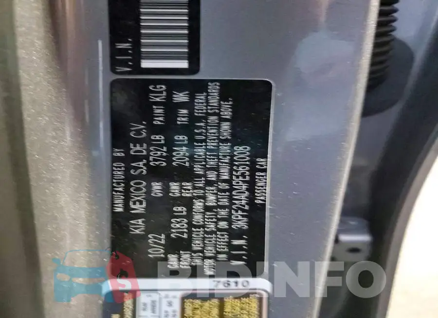 3KPF24AD4PE561008 Photo# 12