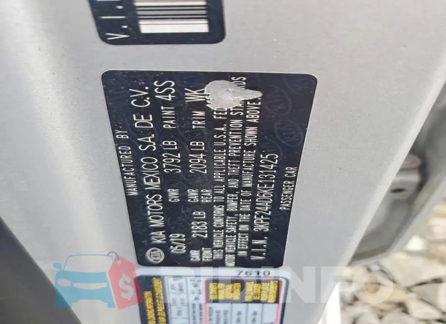 3KPF24AD6KE131425 Photo# 12