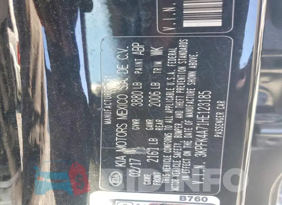 3KPFK4A71HE123185 Photo# 12