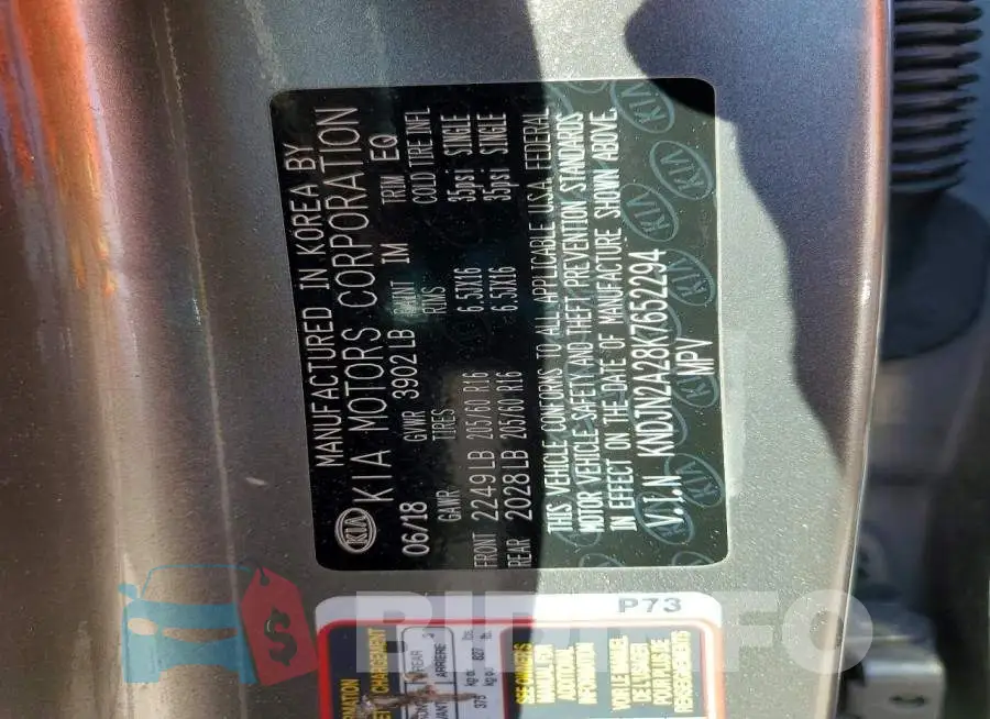KNDJN2A28K7652294 Photo# 12