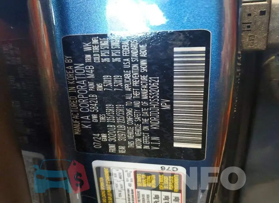KNDRJDJH0S5320621 Photo# 13
