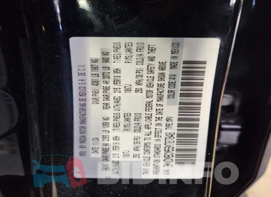 3MVDMBCM5SM787848 Photo# 13
