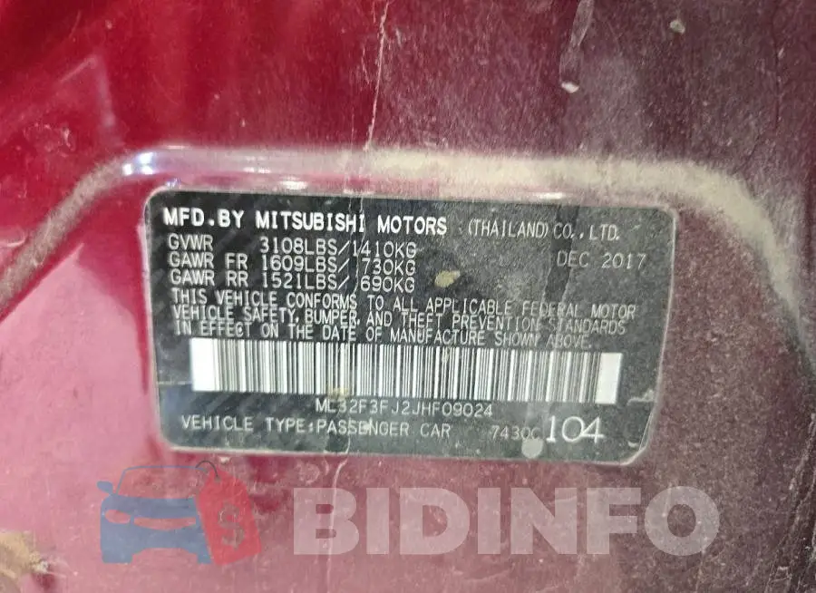 ML32F3FJ2JHF09024 Photo# 12